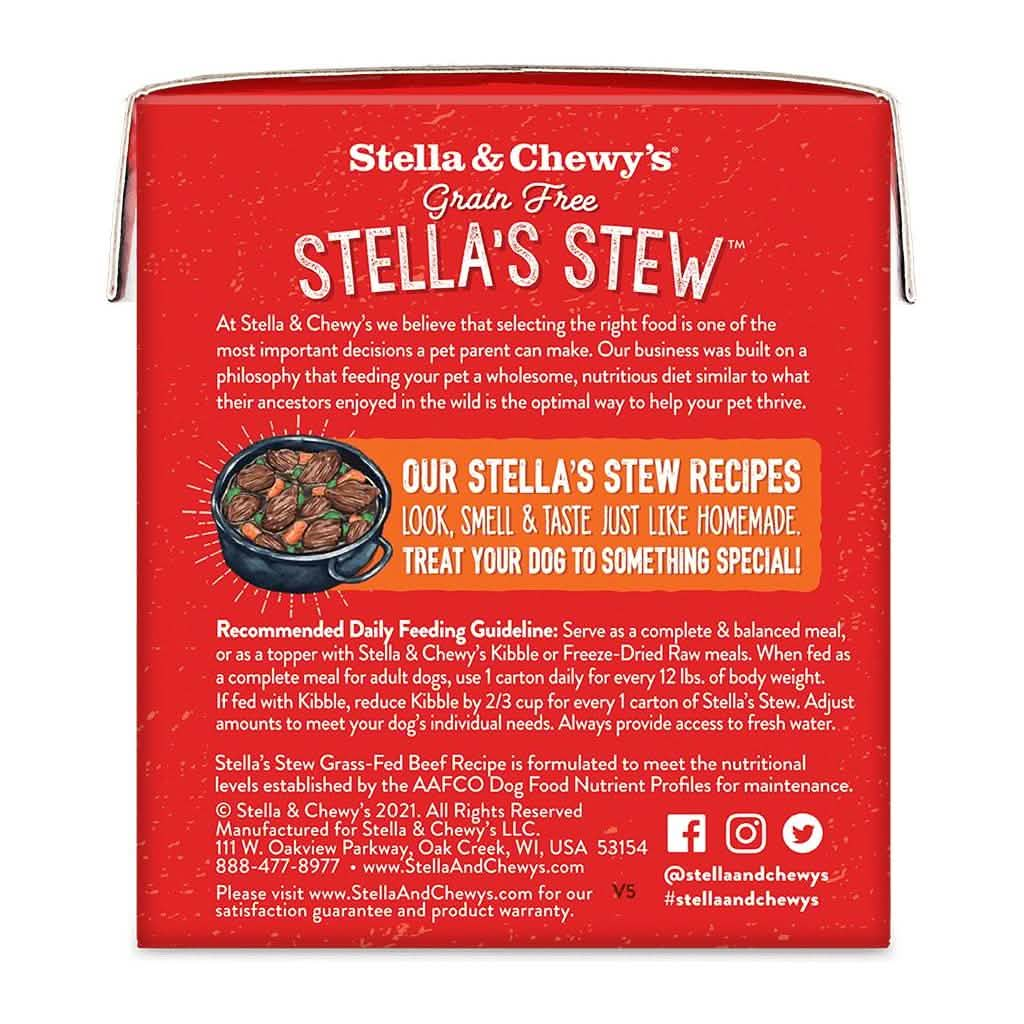 Stella & Chewy's Wet Dog Food Stella's Stew Grass Fed Beef Recipe