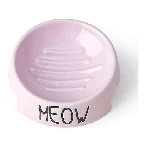 Petrageous Designs Meow Inverted Bowl - Pink