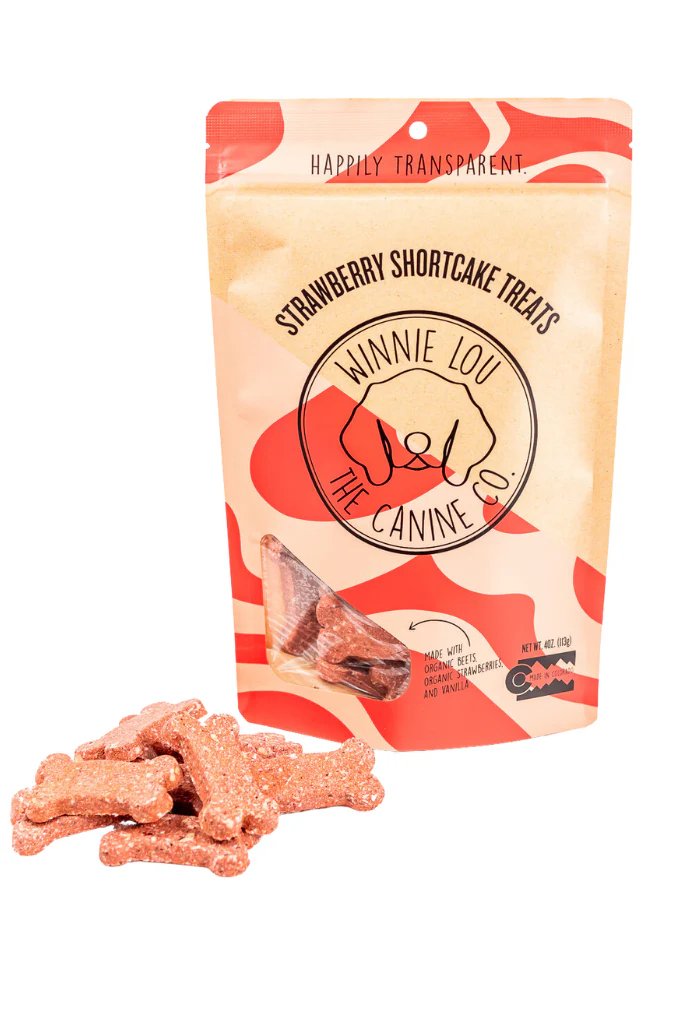 Winnie Lou Dog Treat Strawberry Shortcake Treats