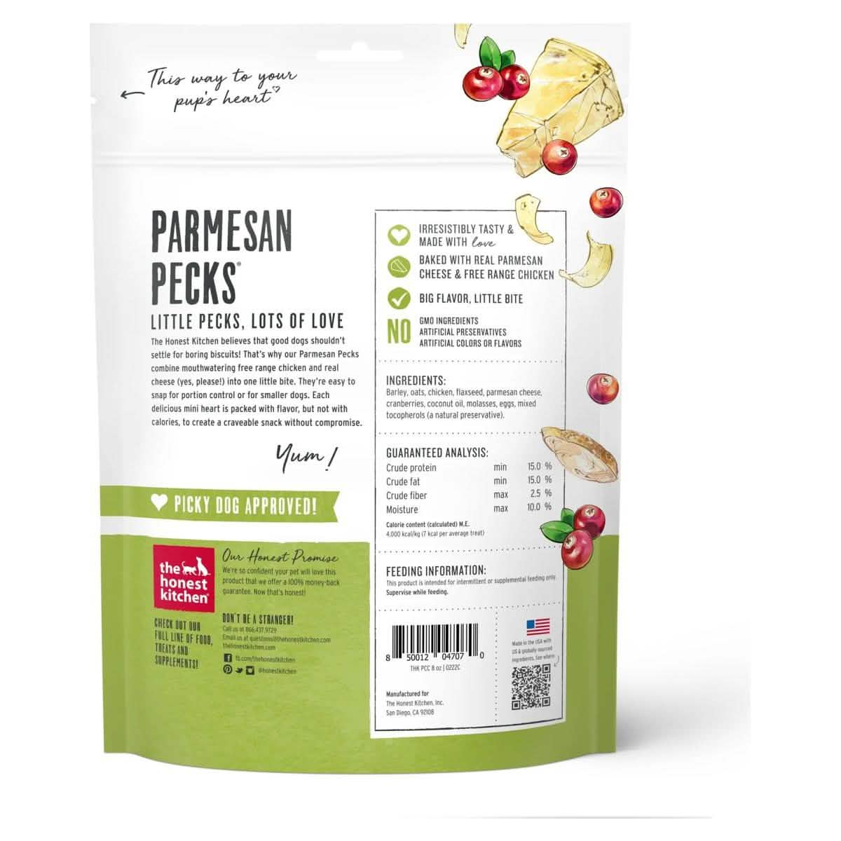 The Honest Kitchen Parmesan Pecks Chicken, Parmesan & Cranberry Recipe