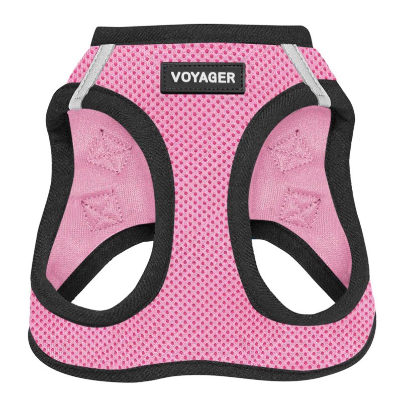 Voyager Step-In Air Pet Harness - Pink with Black Trim