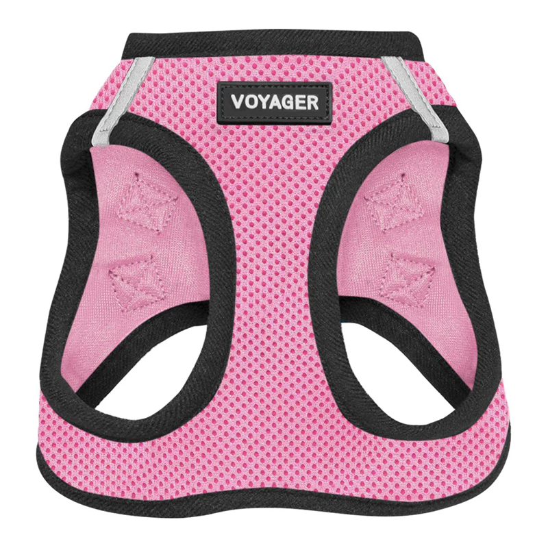 Voyager Step-In Air Pet Harness - Pink with Black Trim