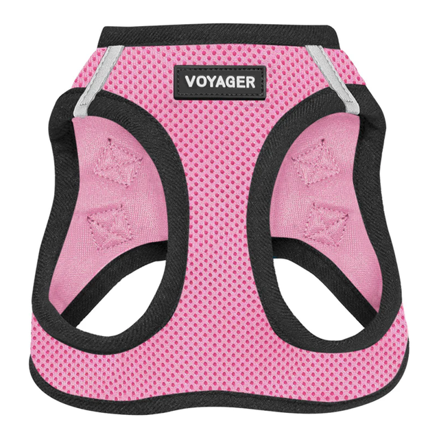 Voyager Step-In Air Pet Harness - Pink with Black Trim