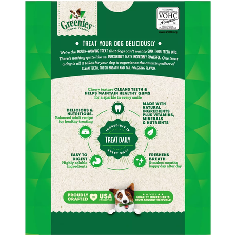 Greenies Dog Treat Original Dental Treats Petite 45 count