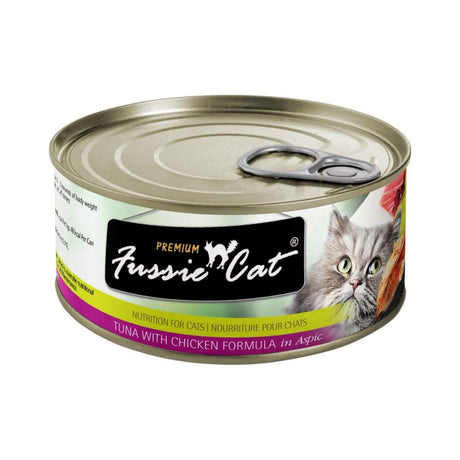 Fussie Cat Wet Cat Food Premium Tuna with Chicken Formula in Aspic