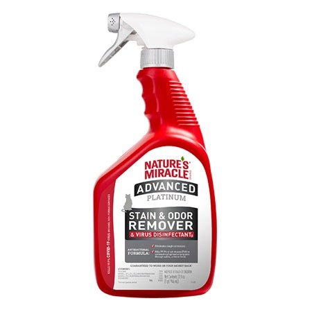 Nature's Miracle Advanced Platinum Stain & Odor Remover & Virus Disinfectant for Cats