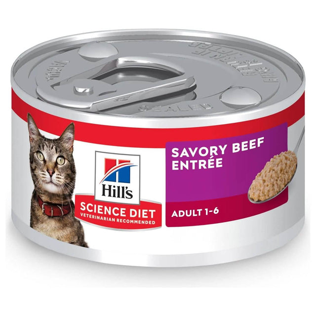 Hill's Science Diet Adult 1-6 Savory Beef Entrée