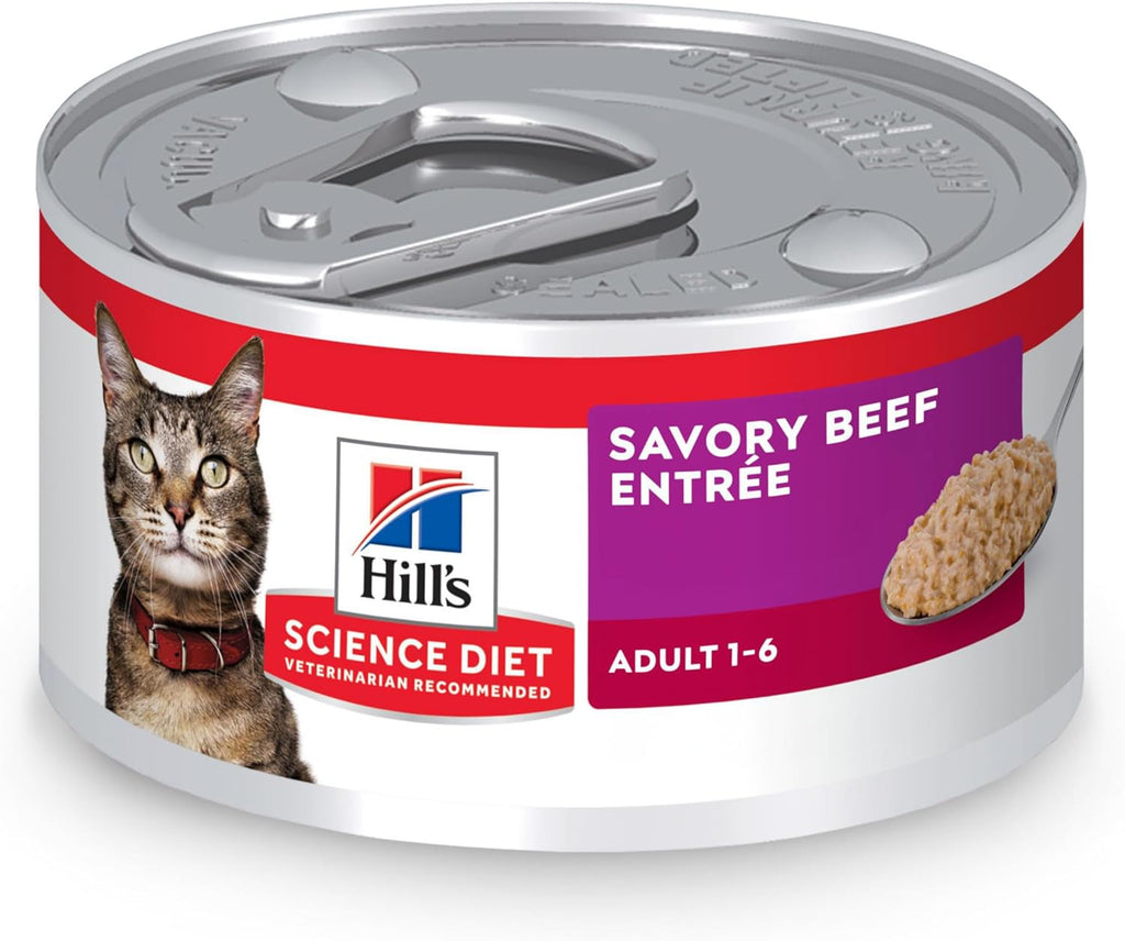 Hill's Science Diet Adult 1-6 Savory Beef Entrée