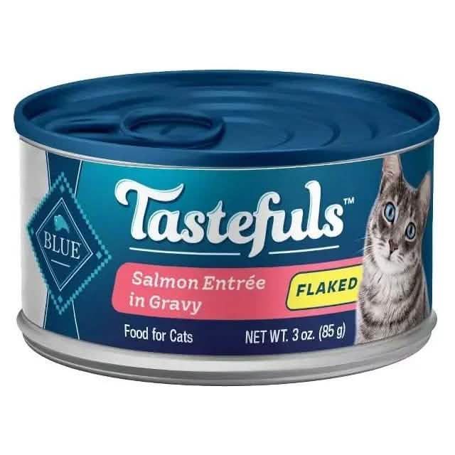 Blue Buffalo Wet Cat Food Tastefuls Flaked Salmon Entree in Gravy