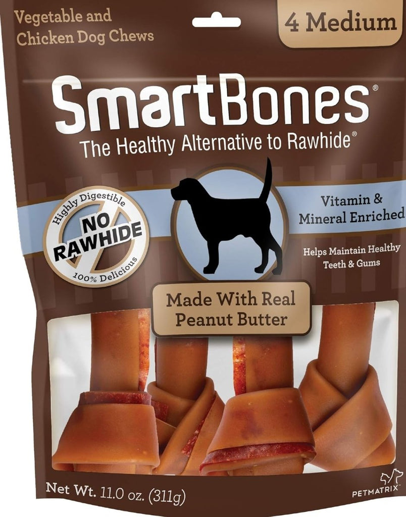 SmartBones Dog Treat with Peanut Butter