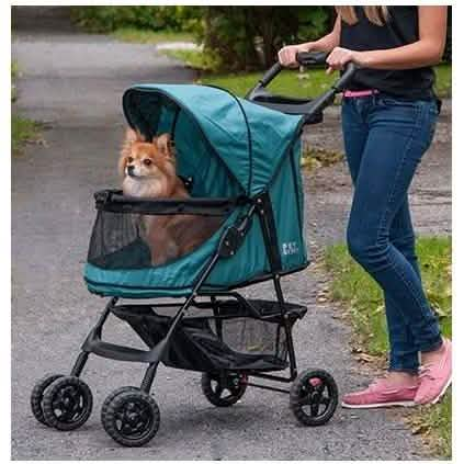 Pet Gear No-Zip Happy Trails Pet Stroller