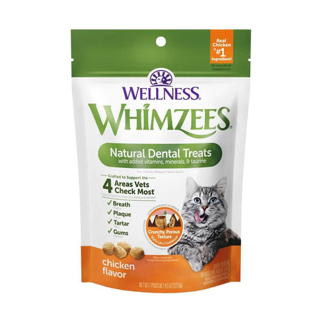 Wellness Cat Treat Whimzees Natural Dental Treats Chicken Flavor