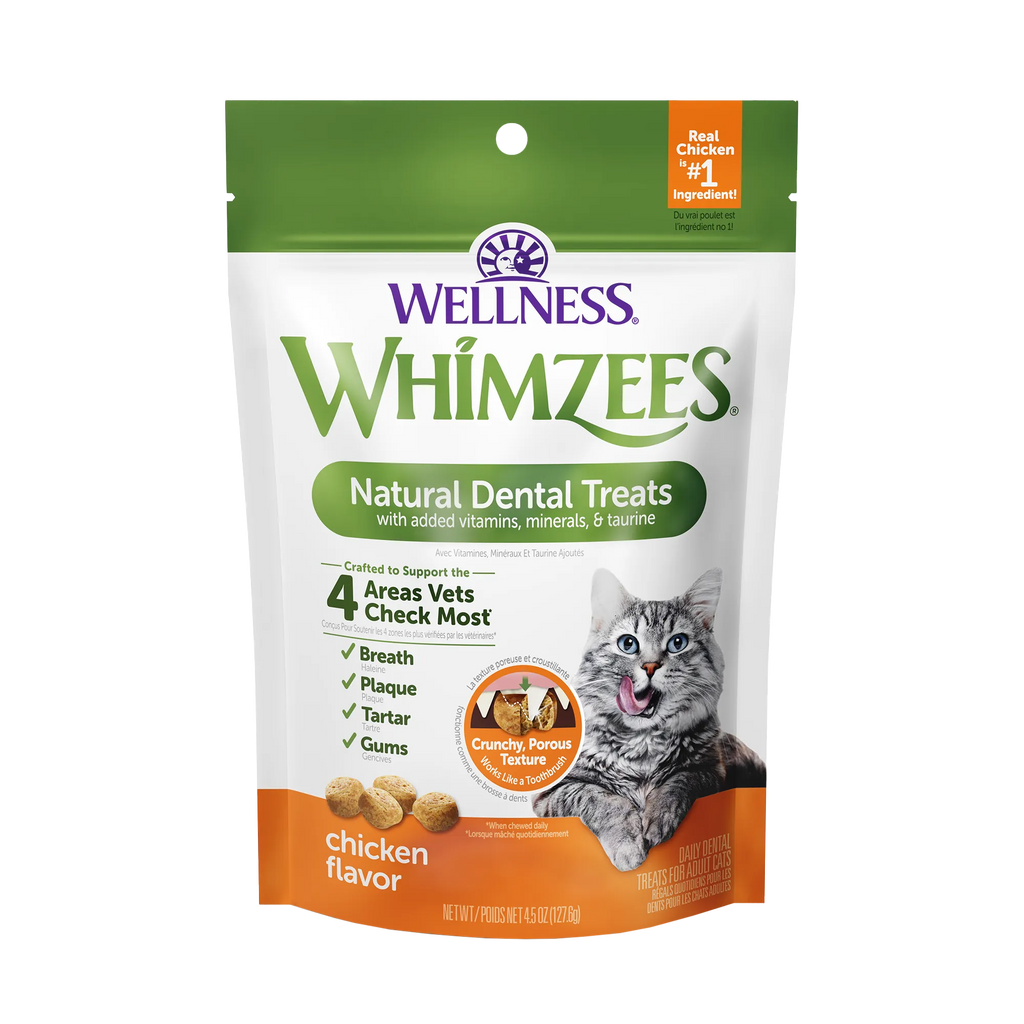 Wellness Cat Treat Whimzees Natural Dental Treats Chicken Flavor