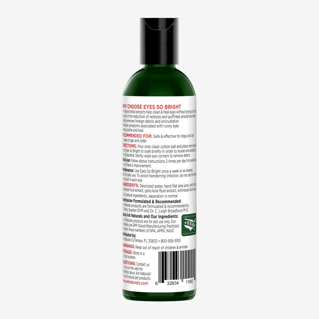 Ark Naturals Eyes So Bright Eye Wash Cleanser for Dogs &amp; Cats