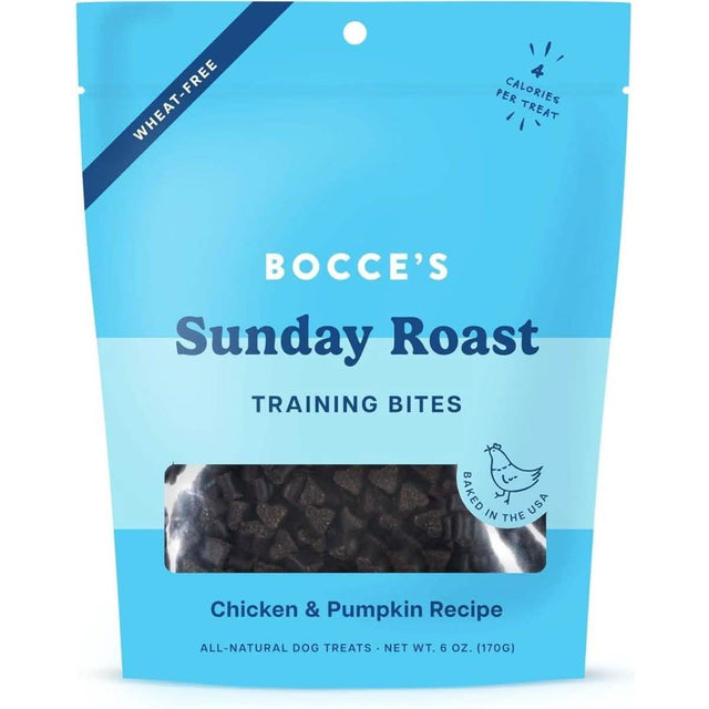 Bocce's Dog Treat Training Bites Sunday Roast Chicken & Pumpkin Recipe