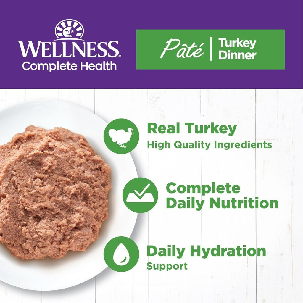 Wellness Wet Cat Food Complete Health Paté Chicken & Lobster Dinner