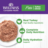 Wellness Wet Cat Food Complete Health Paté Turkey Dinner