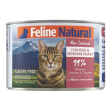 Feline Natural Wet Cat Food Chicken &amp; Venison Feast