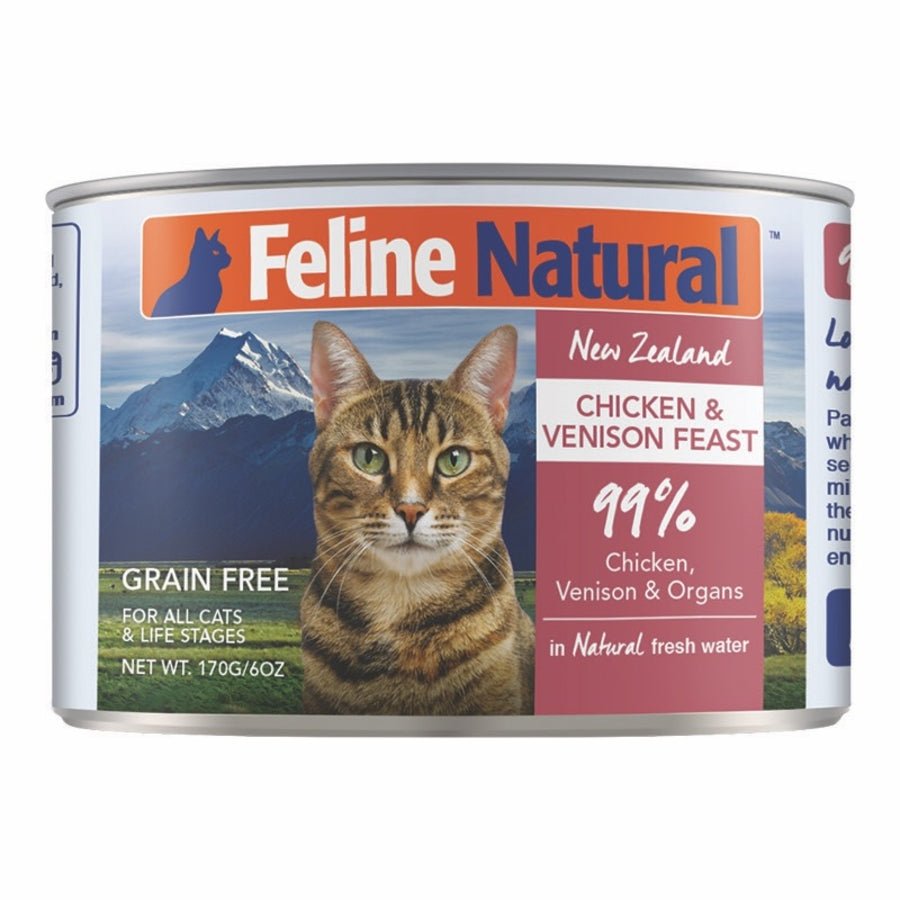 Feline Natural Wet Cat Food Chicken &amp; Venison Feast