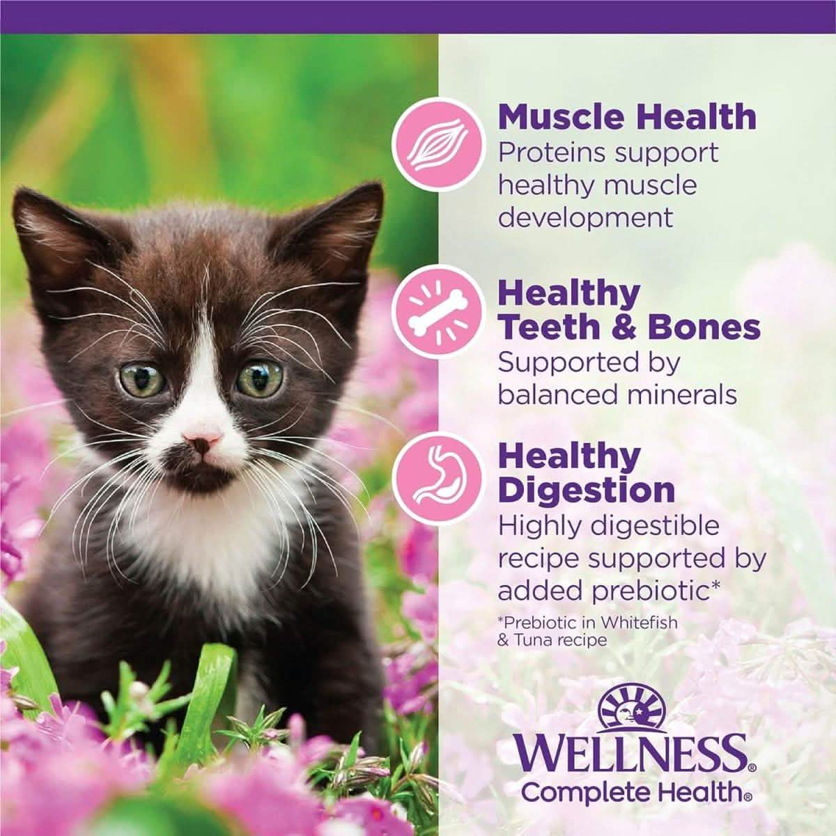 Wellness Wet Cat Food Complete Health Paté Kitten Whitefish & Tuna Entrée