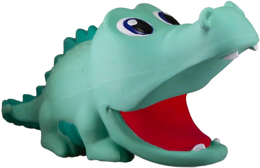 PetSport Dog Toy Naturflex Latex Alligator