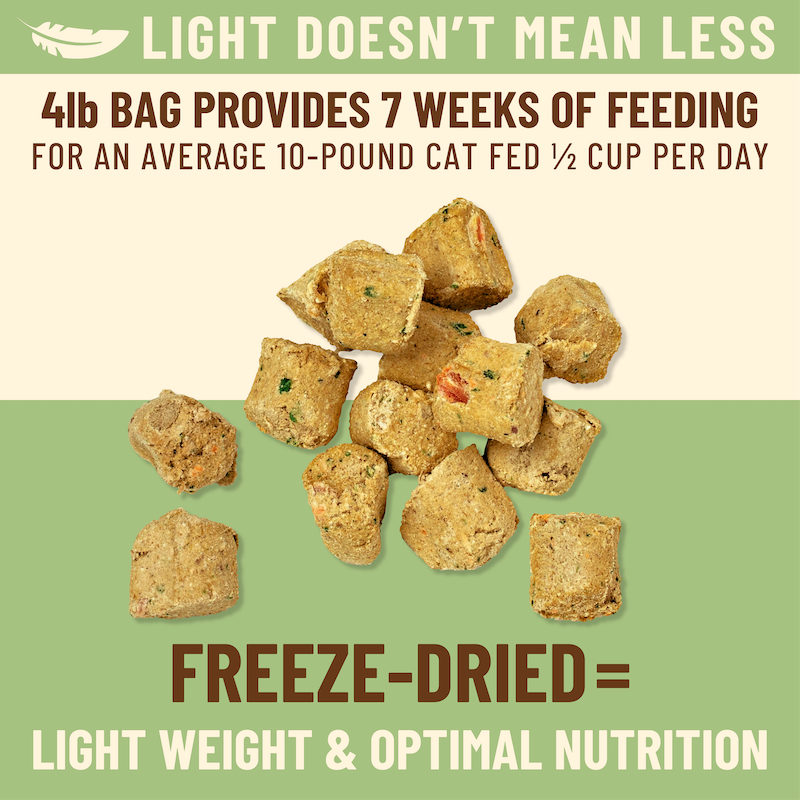 Primal Freeze Dried Cat Food Kibble in the Raw Chicken Recipe 1.5lb