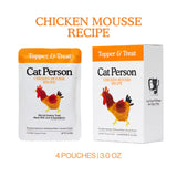 Cat Person Cat Wet Food Pouch Mousse Chicken 3oz