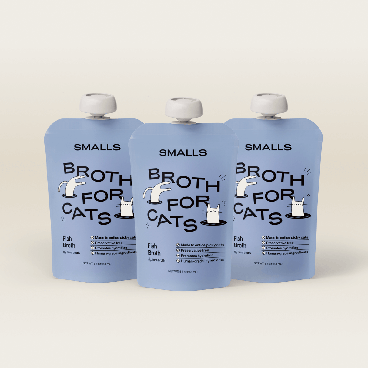 Smalls Cat Topper Fish Broth 5oz (1 Pouch)