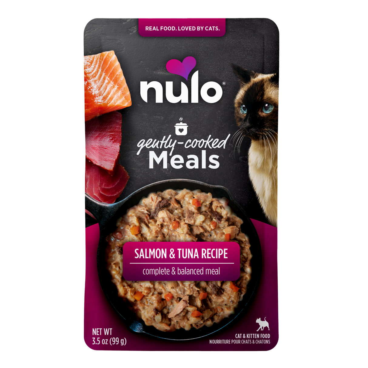 Nulo Cat Pouch Gently Cooked Salmon & Tuna 3.5oz