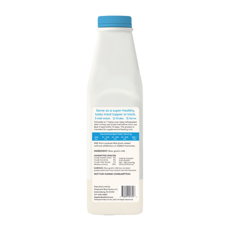 Shepherd Boy Farm DC Freeze Dried Raw Goat Milk 2oz