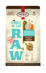 Primal Freeze Dried Cat Food Kibble in the Raw Chicken and Fish Recipe 1.5lb