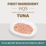 Almo Nature Wet Cat Food HQS Golden Age Tuna Recipe with Ocean Fish in Gravy 1.77oz (6 Pack)