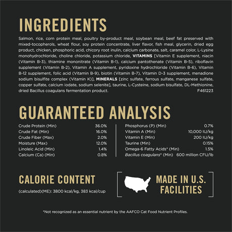 Purina Pro Plan Cat Salmon/Rice 3.5lb