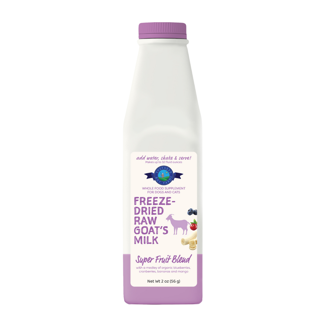 Shepherd Boy Farm DC Freeze Dried Raw Goat Milk Super Fruit 1oz