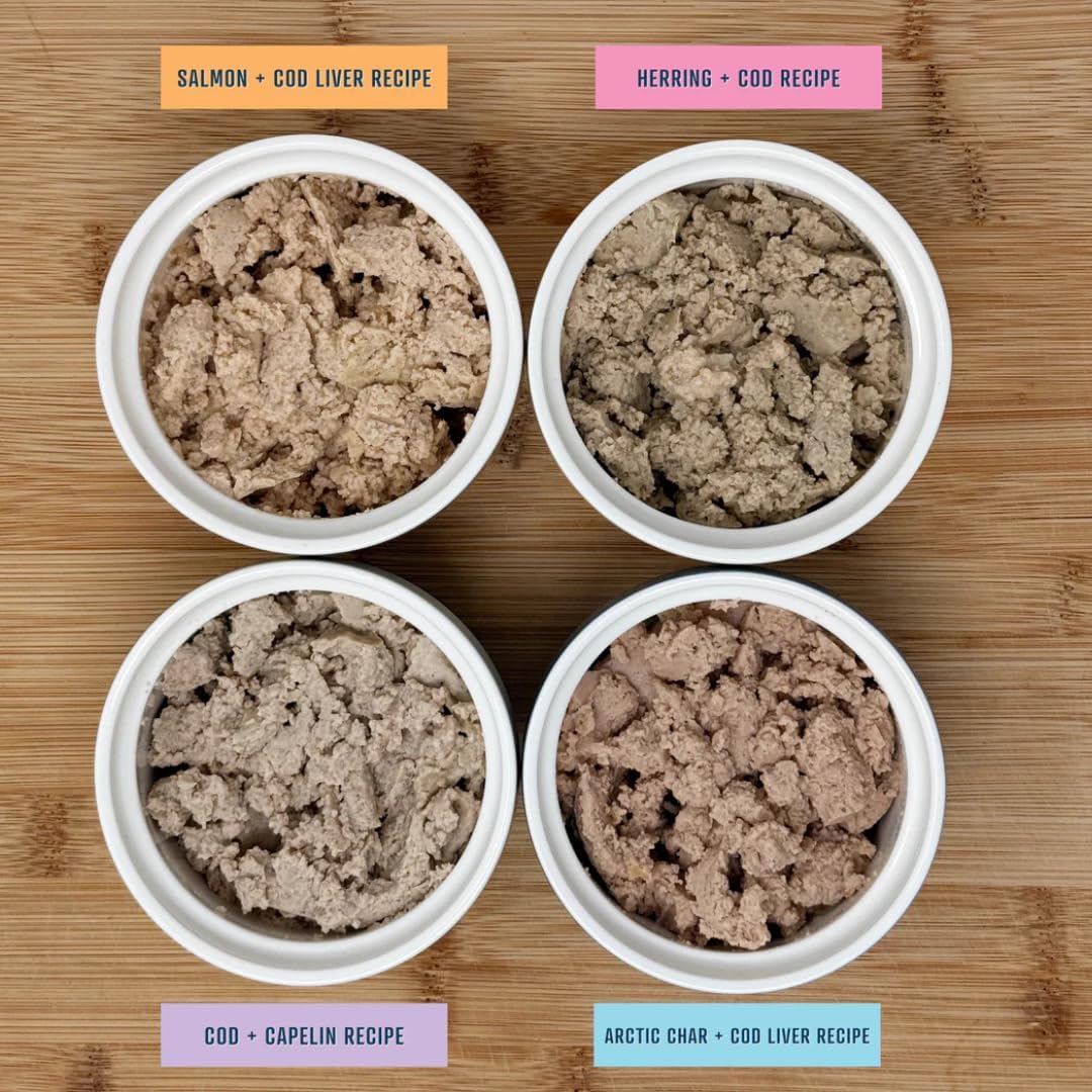 Gunni's Wet Cat Topper Fisherman's Feast Herring and Cod Recipe 3oz (1 Tin)