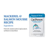 Cat Person Cat Wet Food Pouch Mousse Mackerel/Salmon 3oz