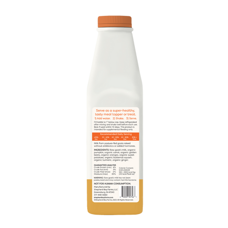 Shepherd Boy Farm DC Freeze Dried Raw Golden Blend Goat Milk 2oz