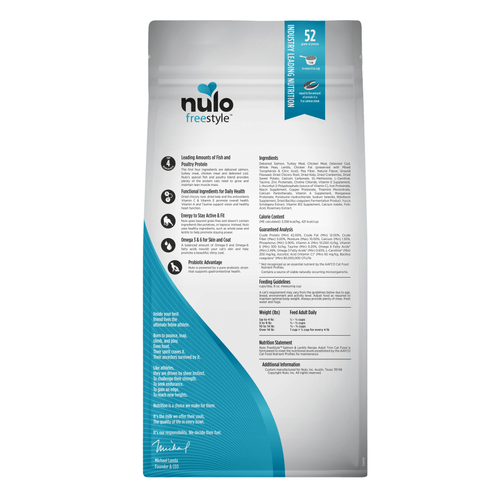 Salmón sin cereales Nulo C de 2 libras