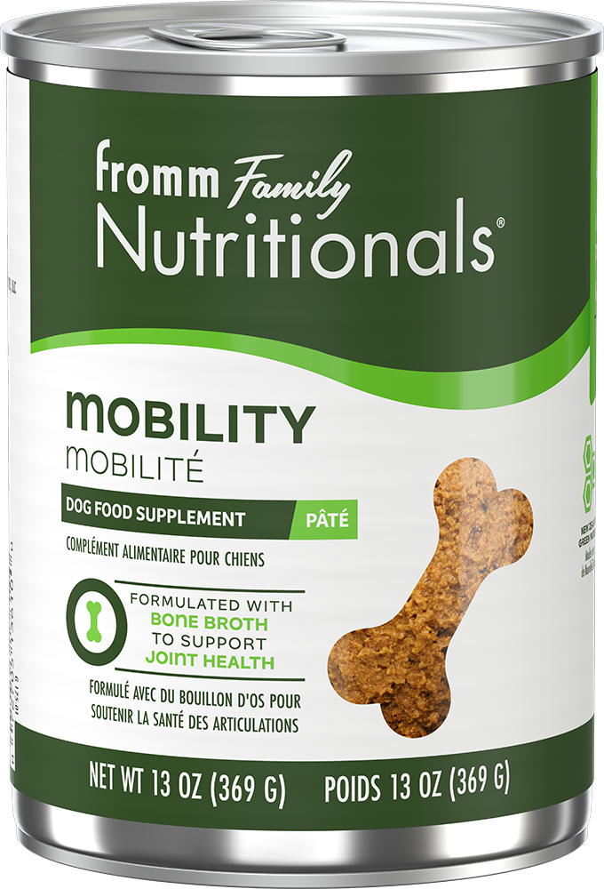 Fromm Wet Dog Food Nutritionals Mobility Supplement Paté 13oz