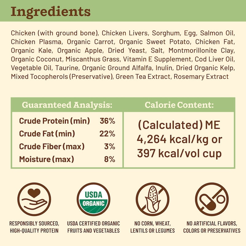 Primal Freeze Dried Cat Food Kibble in the Raw Chicken Recipe 1.5lb