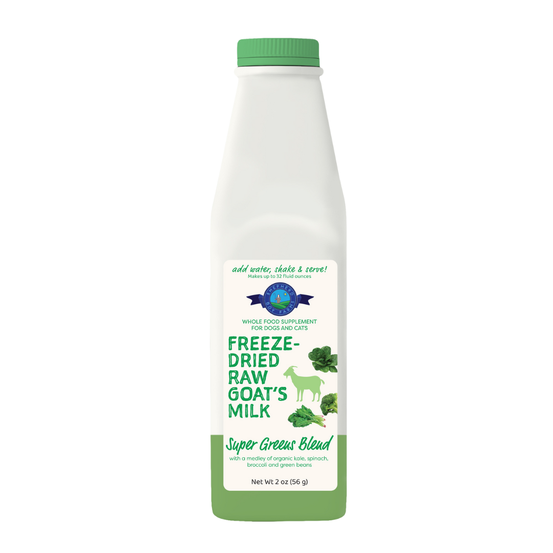 Shepherd Boy Farm DC Freeze Dried Raw Goat Milk Super Green 1oz