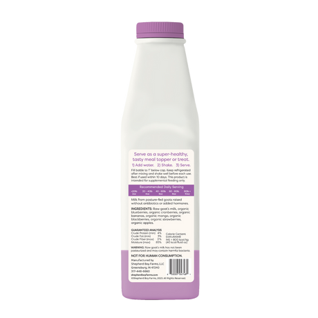 Shepherd Boy Farm DC Freeze Dried Raw Goat Milk Super Fruit 1oz