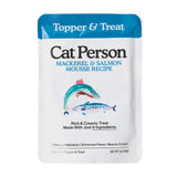 Cat Person Cat Wet Food Pouch Mousse Mackerel/Salmon 3oz