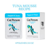 Cat Person Cat Wet Food Pouch Mousse Tuna 3oz
