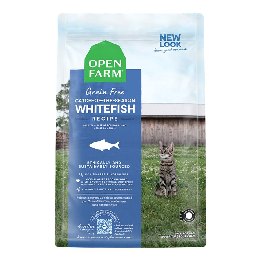 Open Farm Dry Cat Food Grain Free Catch-Of-The-Season Whitefish Recipe