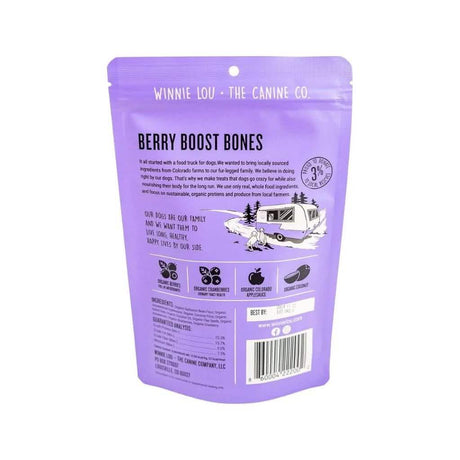 Winnie Lou Dog Treat Berry Boost Bones