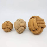 Huggle Hounds Dog Toy Huggle-Hide Natural Leather Ball