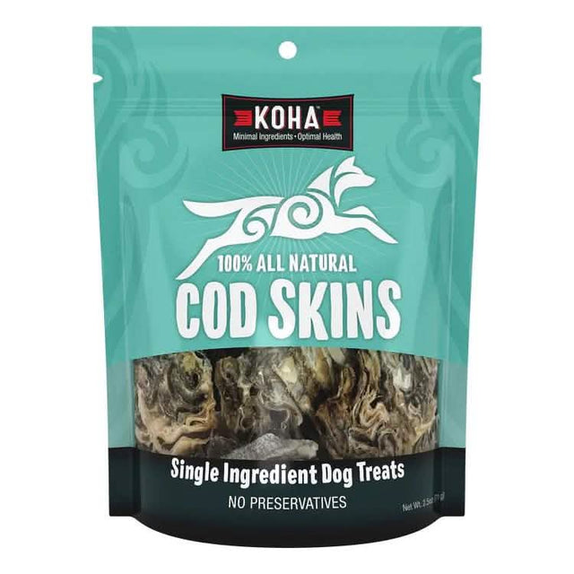 Koha Dog Treat Air Dried Cod Skins