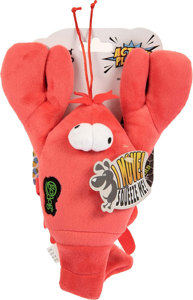 GoDog Dog Toy Action Animated Lobster