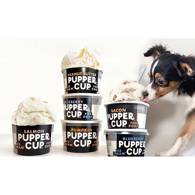 The Pupper Cup Dog Treat Frozen Ice Cream - Assorted Flavors